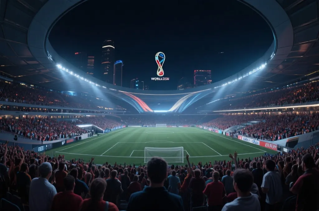2026世界杯喧嚣的体育场与激情球迷